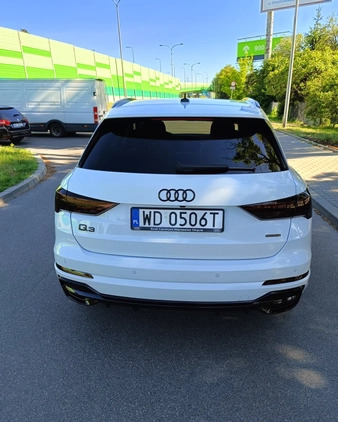 Audi Q3 cena 159000 przebieg: 41000, rok produkcji 2020 z Warszawa małe 704